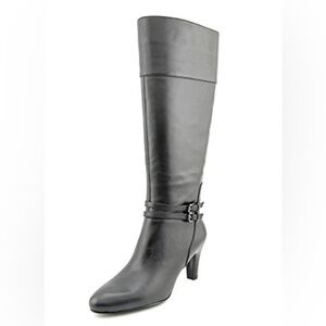 Black Leather Boots, Bandolino Genuine Leather